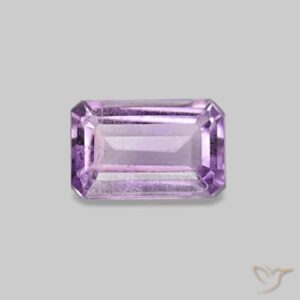 0.32ct Violet Amethyst Emerald Cut