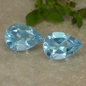 1.69ctw Blue Topaz Pear Shape