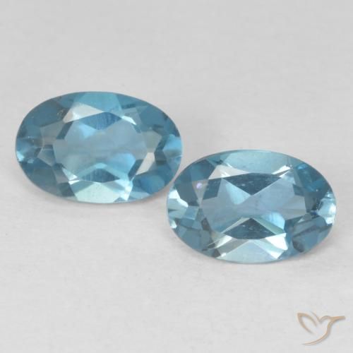 1.10ctw Blue Topaz Oval