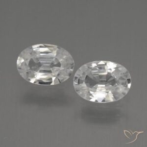 2.09ctw White Zircon Oval