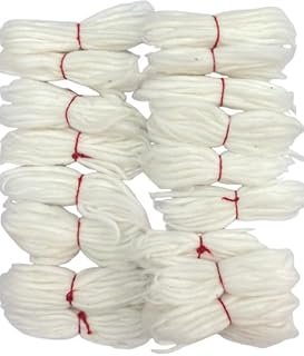 On Blow Red Round Pure Cotton Wicks (Pack of 100)